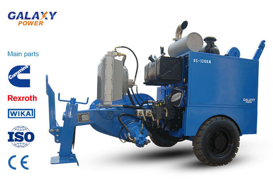 장비 최대 간헐적인 잡아당기기 120kN를 당기는 imported 디젤 엔진 철사