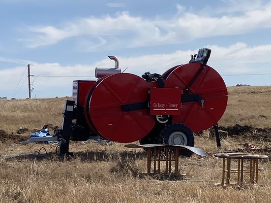 1x90kN 고품질 케이블 유압 도체 풀러 및 장력기 - 전력선 가선용