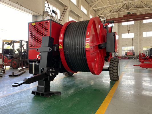 1x90kN 고품질 케이블 유압 도체 풀러 및 장력기 - 전력선 가선용