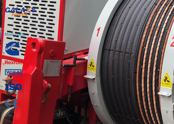 77 kw 103 에이치피 카민즈 엔진 유압 조임기 맥스 간헐적 긴장 2x45/1x90kN 가선 장비