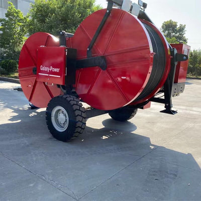 쌍둥이 지휘자 8 톤 유압 케이블 장력기 디젤 엔진 커민스 엔진