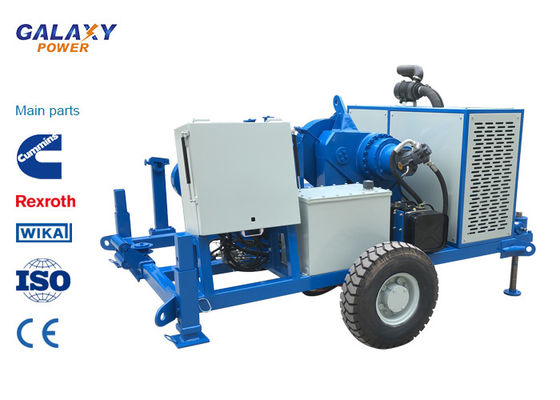 ISO 파란 색깔 지하 기계 49.2hp 100kN 유압 끌어당기는 사람