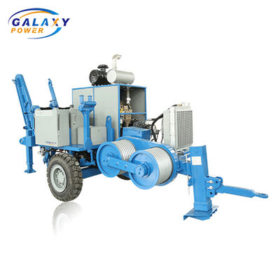 440kw 590hp 머리 위 전송선 장비 380KN 유압 끌어당기는 사람