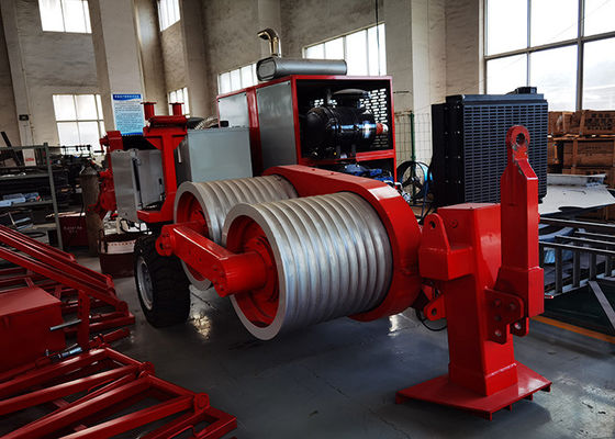 송전선 장비 120KN 수력 풀러 129 KW(172hp) 데시엘 엔진