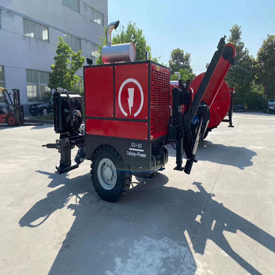 118개 KW(158hp) 디젤 엔진 수력 맥스 9Ton 케이블 풀러 가선 장비