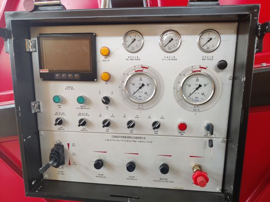 7개의 강저 수를 가진 77kw 103hp 60KN 전송선 장비