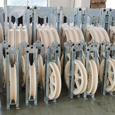 당기는 케이블 508*75mm 5개의 나일론 바퀴 폴리 밧줄 묶는 구획